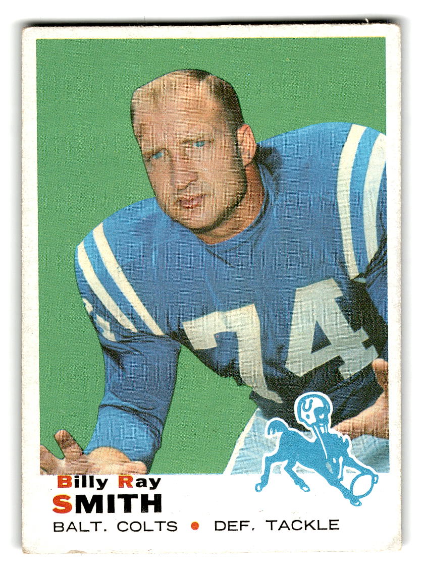 1969 Topps #185 Billy Ray Smith Baltimore Colts EX