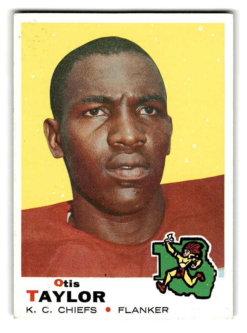 1969 Topps #191 Otis Taylor Kansas City Chiefs EX