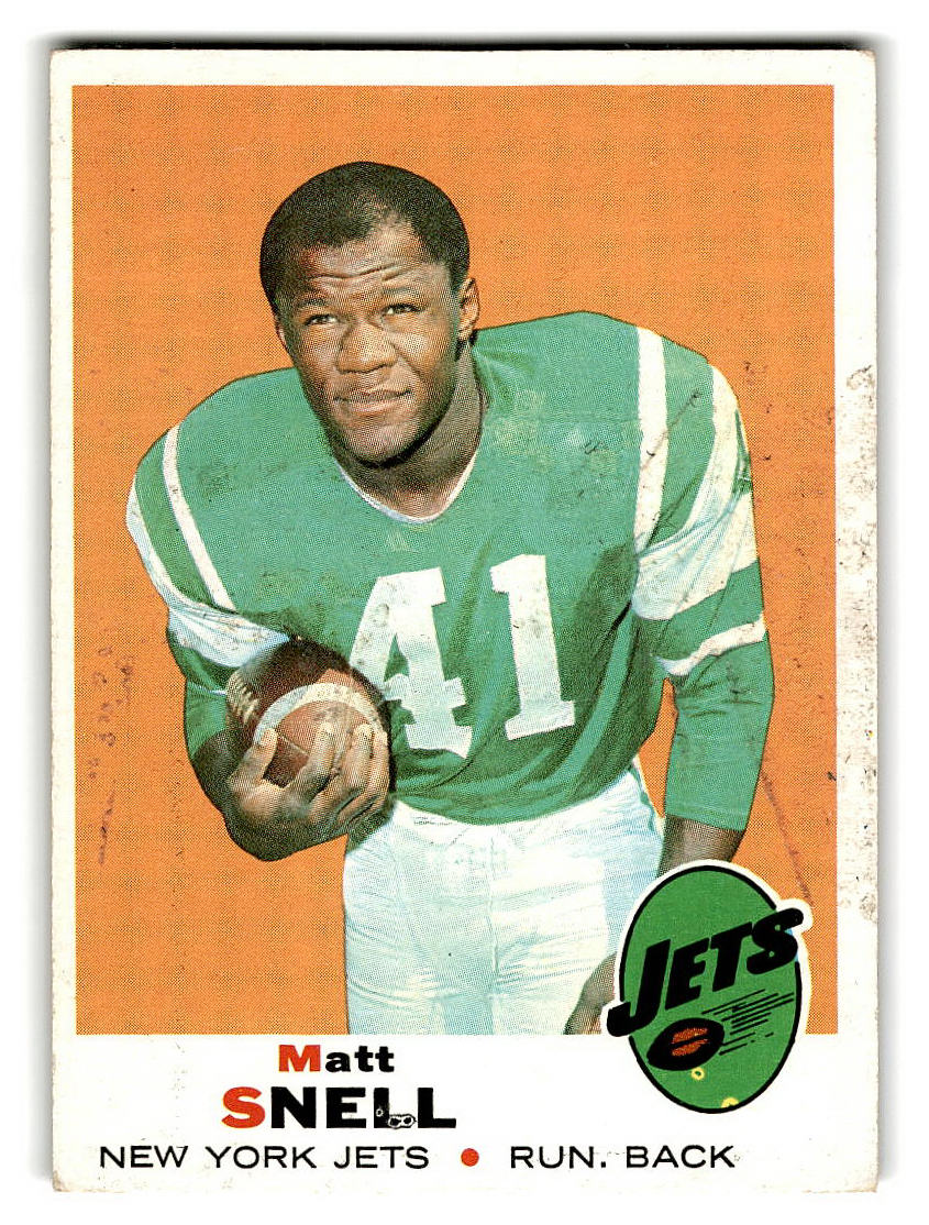 1969 Topps #193 Matt Snell New York Jets EX