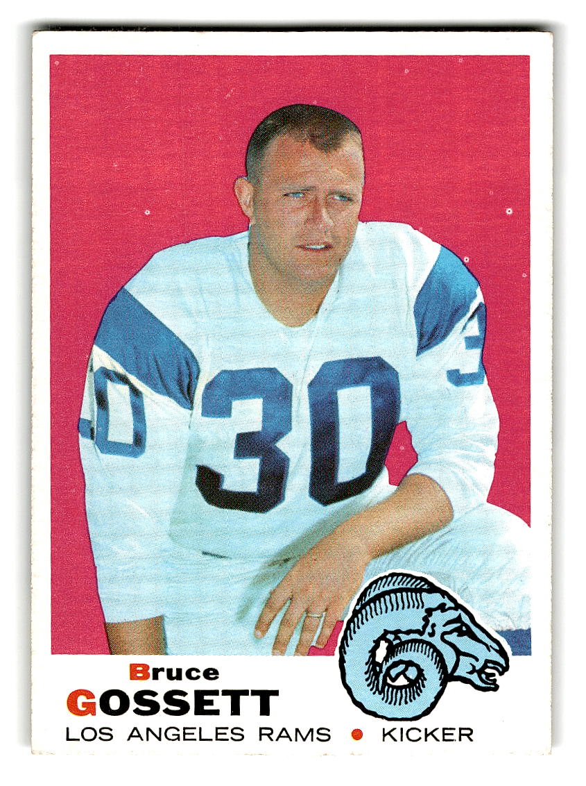 1969 Topps #194 Bruce Gossett Los Angeles Rams EX