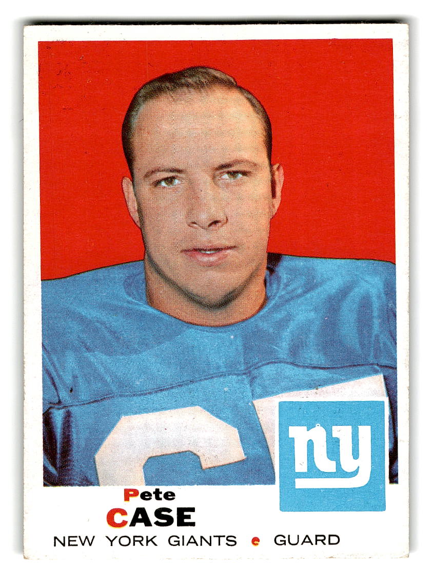 1969 Topps #197 Pete Case New York Giants EX
