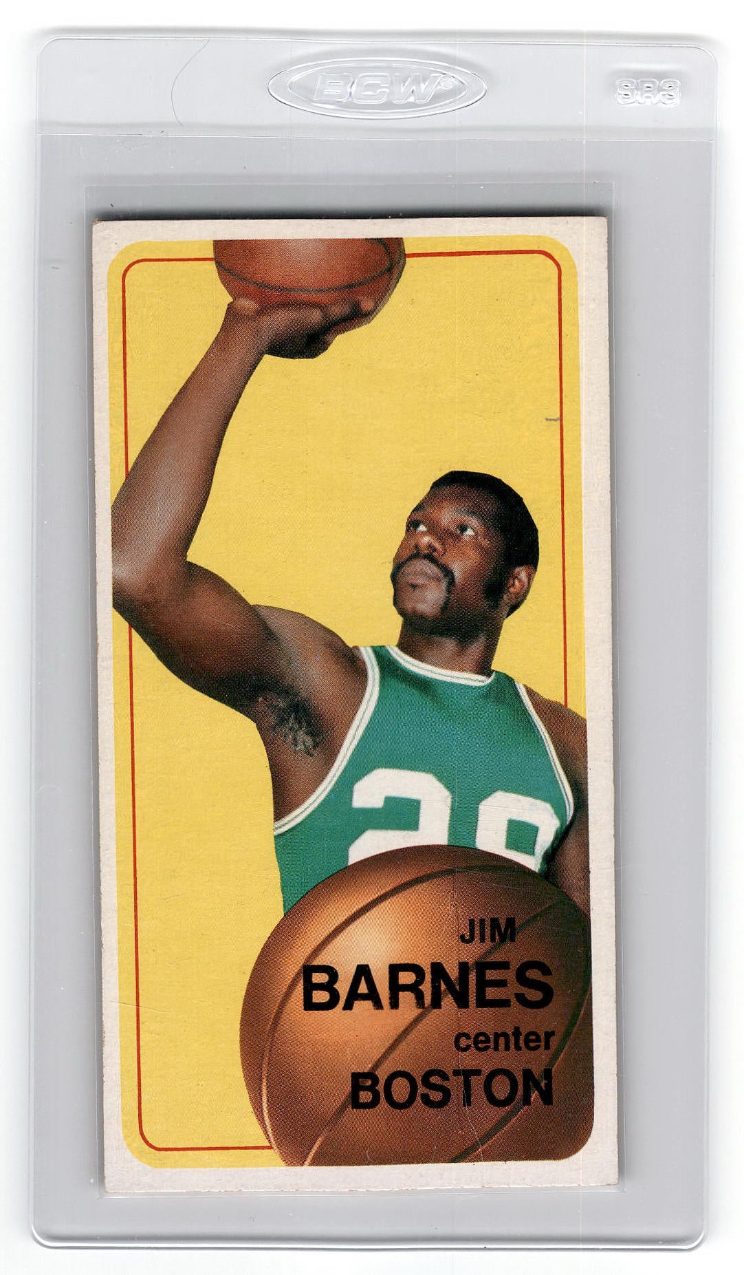 1970-71 Topps #121 Jim Barnes - Boston Celtics RC exmt