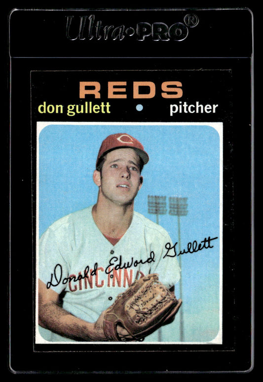 1971 Topps #124 Don Gullett EX