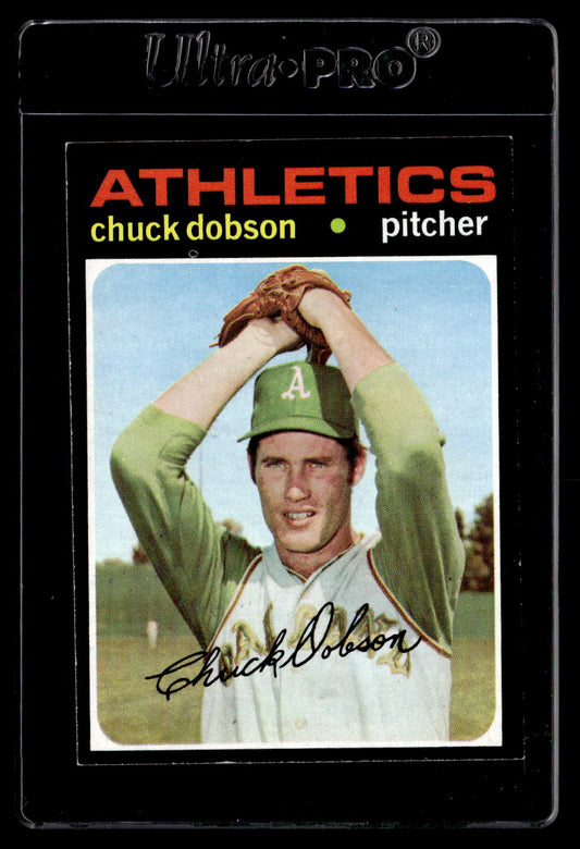 1971 Topps #238 Chuck Dobson EX