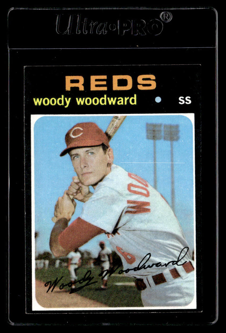 1971 Topps #496 Woody Woodward EX