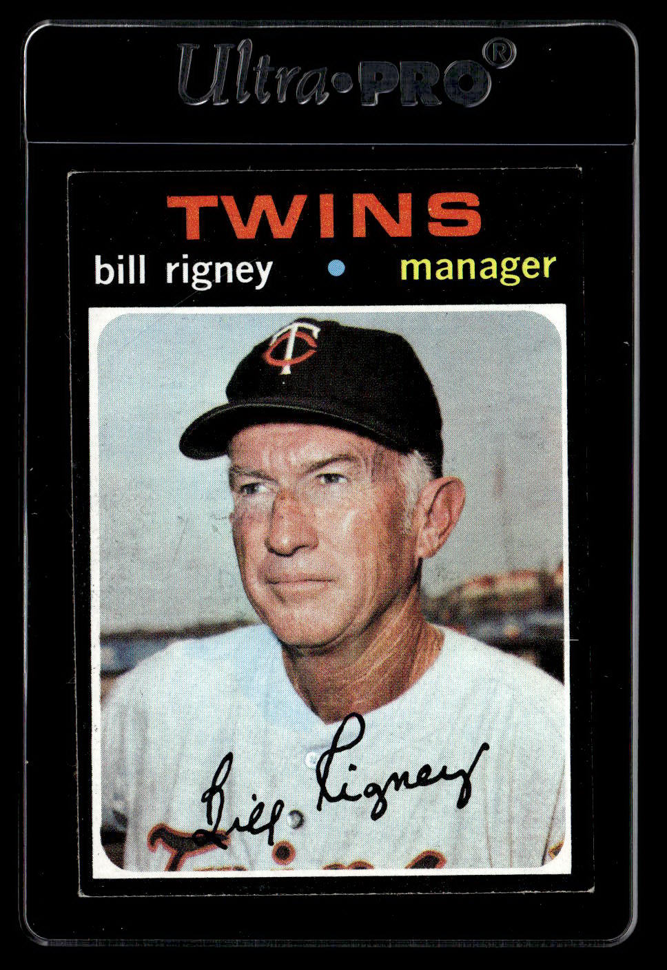 1971 Topps #532 Bill Rigney MG EX