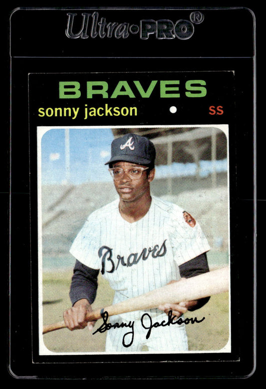1971 Topps #587 Sonny Jackson EX