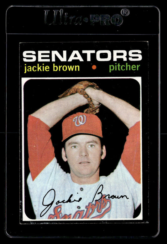 1971 Topps #591 Jackie Brown EX