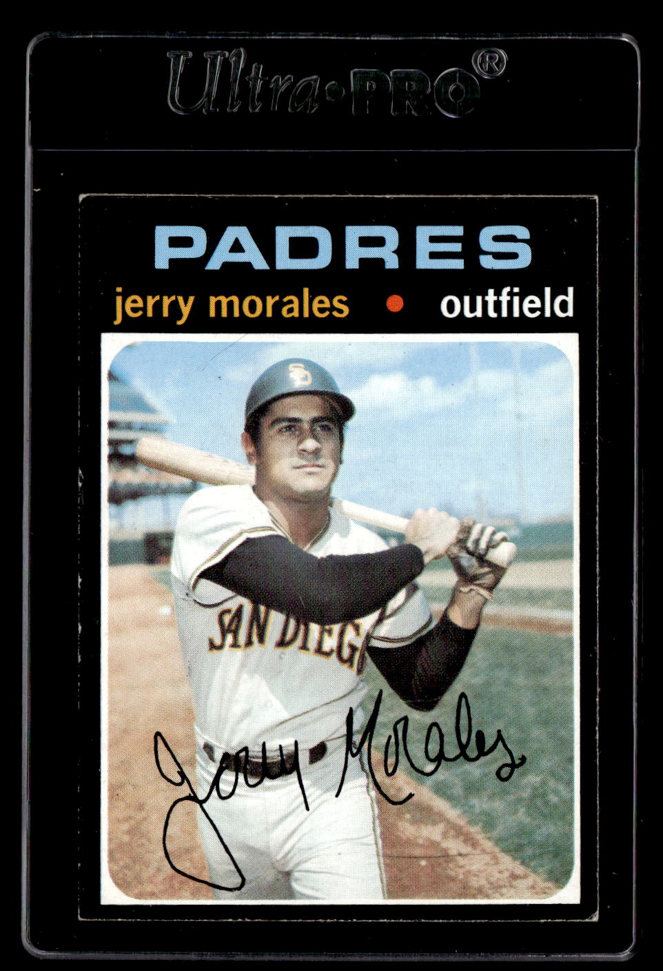 1971 Topps #696 Jerry Morales EX Hi #