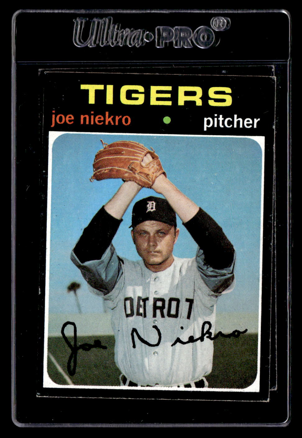 1971 Topps #695 Joe Niekro EX Hi #