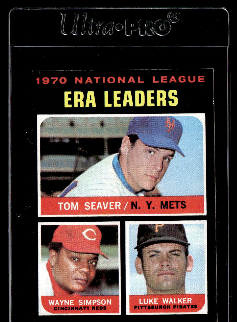 1971 Topps #68 NL ERA Leaders Seaver/Simp/Walk EXMT – Hall of Fame ...