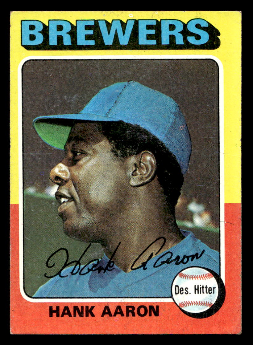1975 Topps #660 Hank Aaron EX