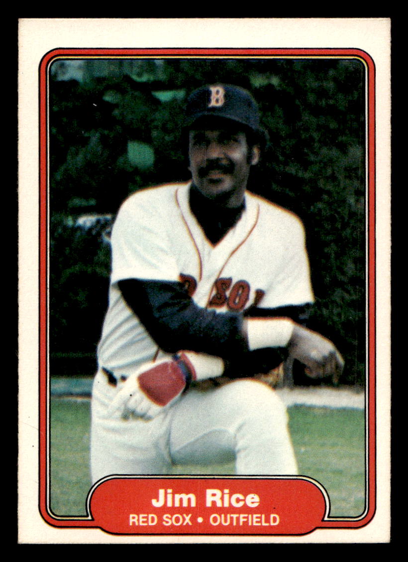1982 FLEER #305 JIM RICE RED SOX HOF