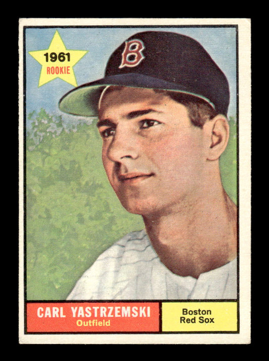 1961 Topps #287 Carl Yastrzemski EX
