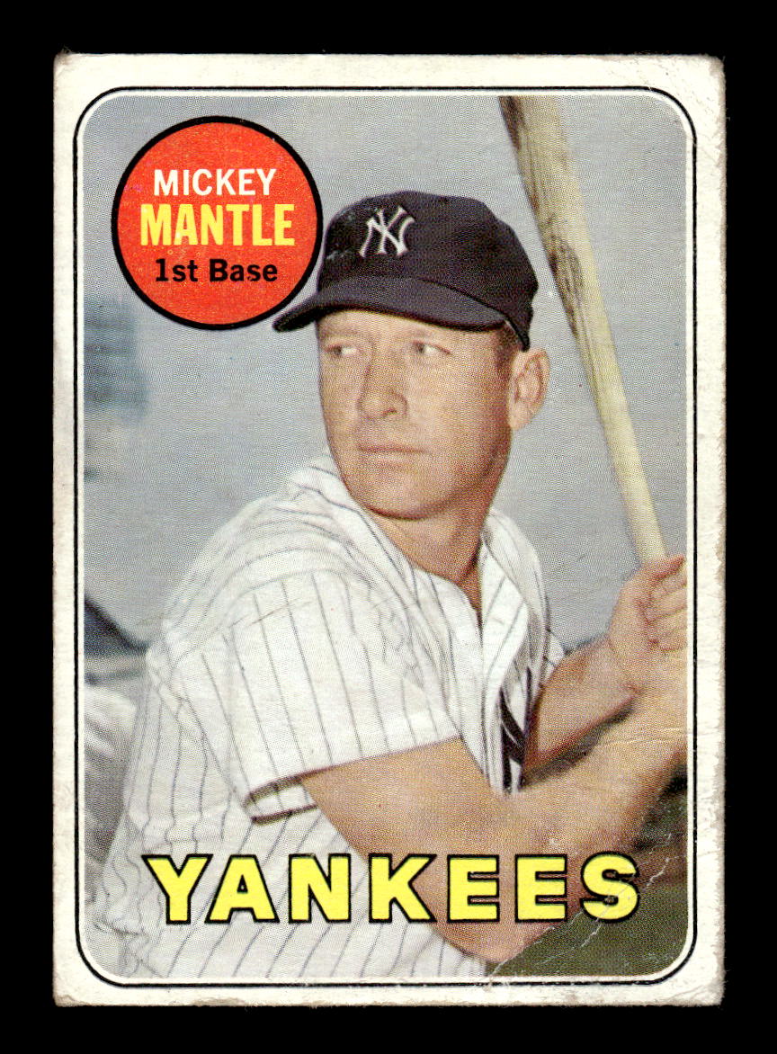 1969 Topps #500 Mickey Mantle G/VG