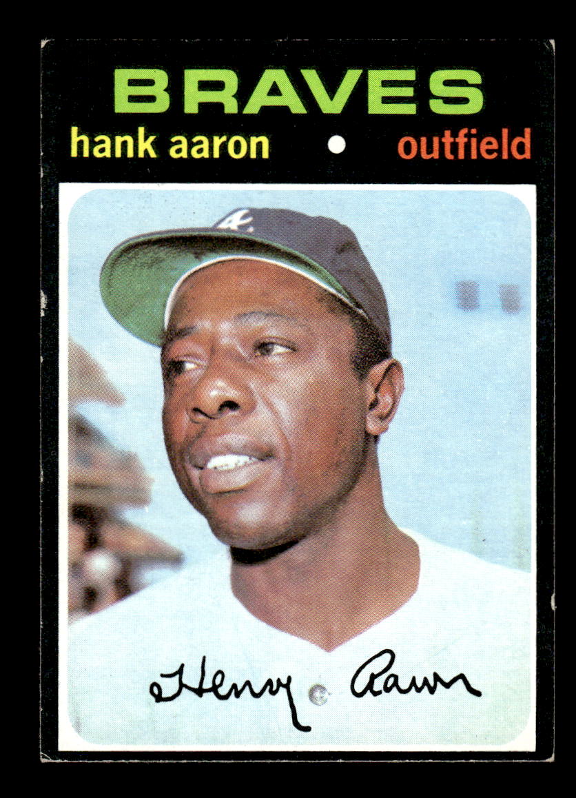 1971 Topps #400 Hank Aaron EXMT