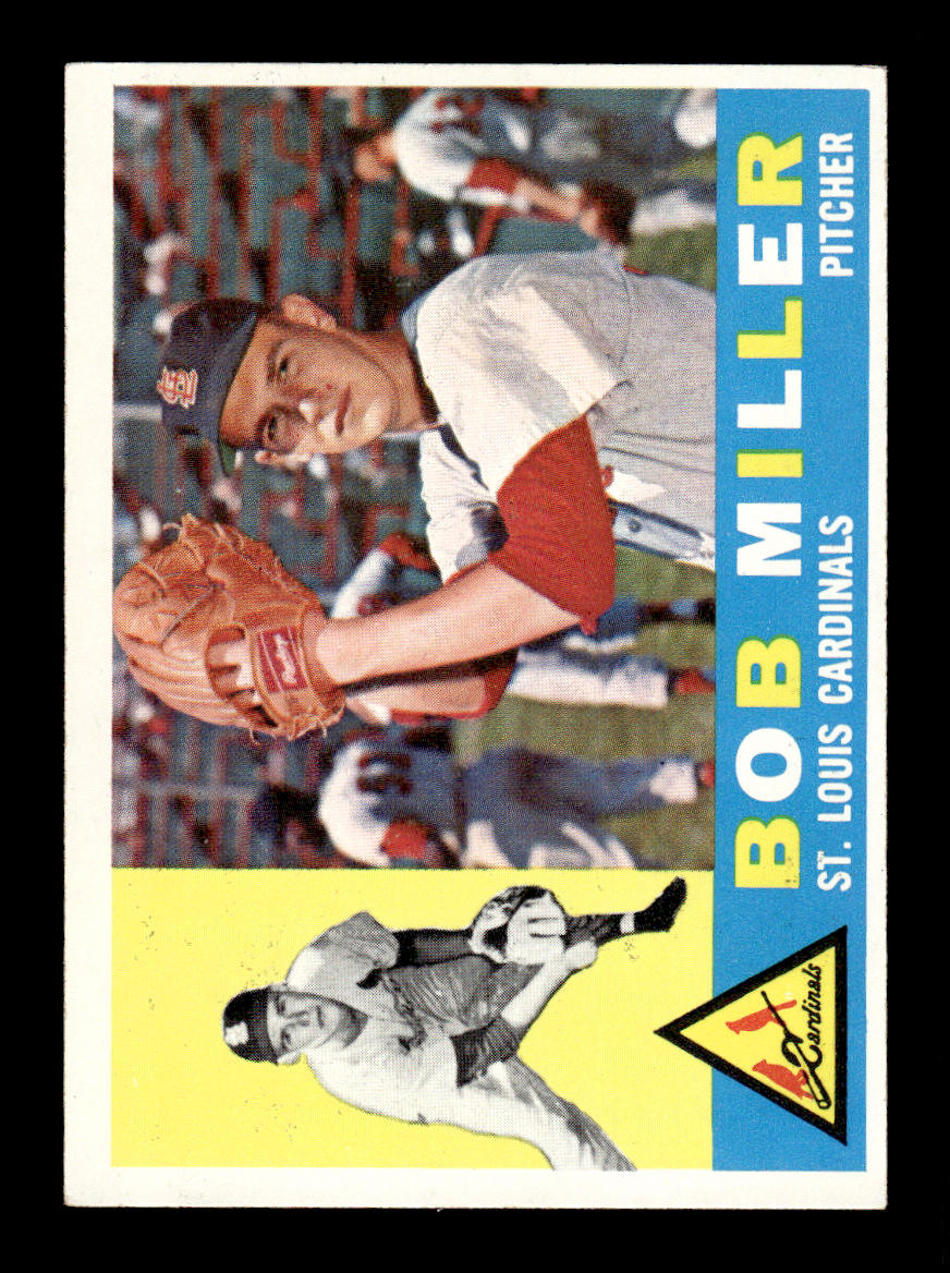 1960 Topps #101 Bob Miller - St. Louis Cardinals RC EX