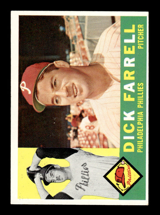 1960 Topps #103 Dick Farrell - Philadelphia Phillies EX