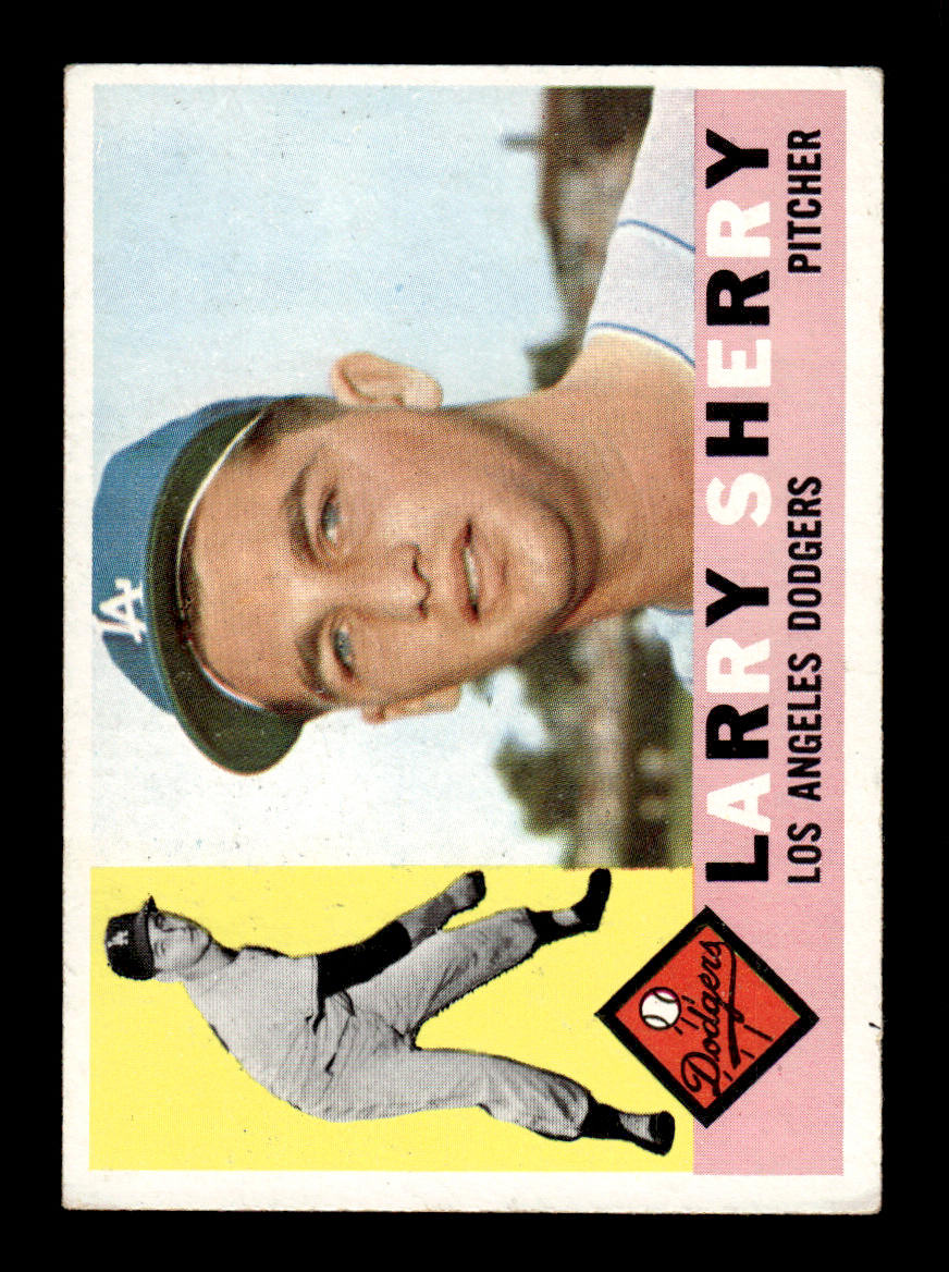 1960 Topps #105 Larry Sherry - Los Angeles Dodgers RC EX
