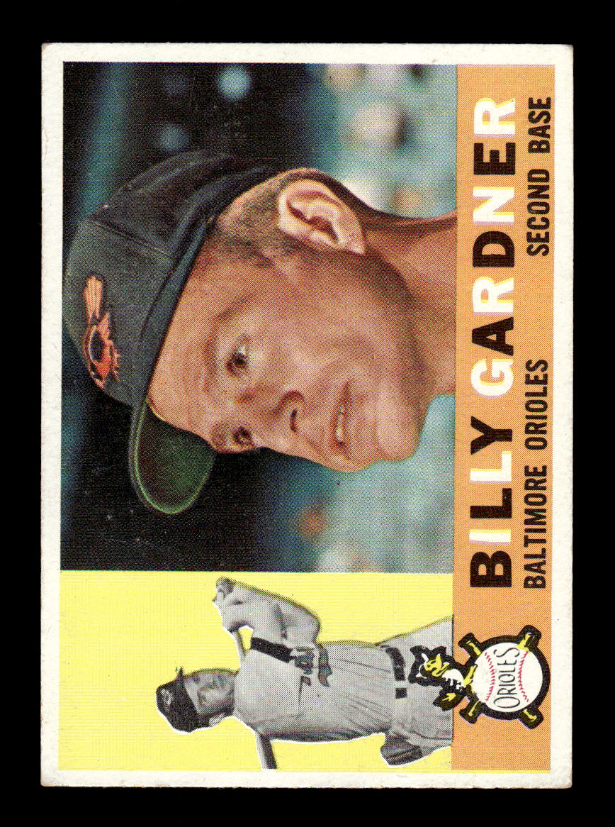 1960 Topps #106 Billy Gardner - Baltimore Orioles EX