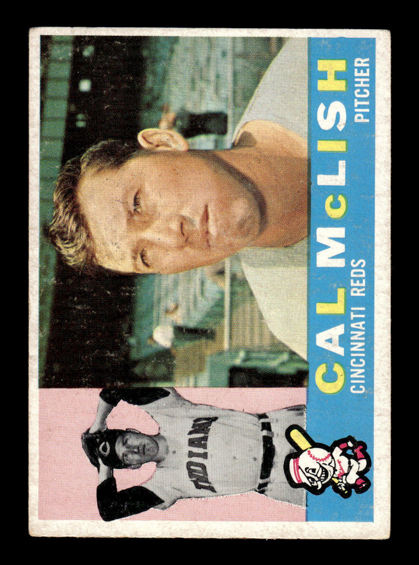 1960 Topps #110 Cal McLish - Cincinnati Reds VGEX