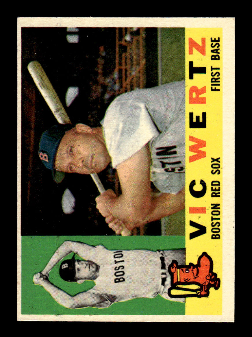 1960 Topps #111 Vic Wertz - Boston Red Sox EX