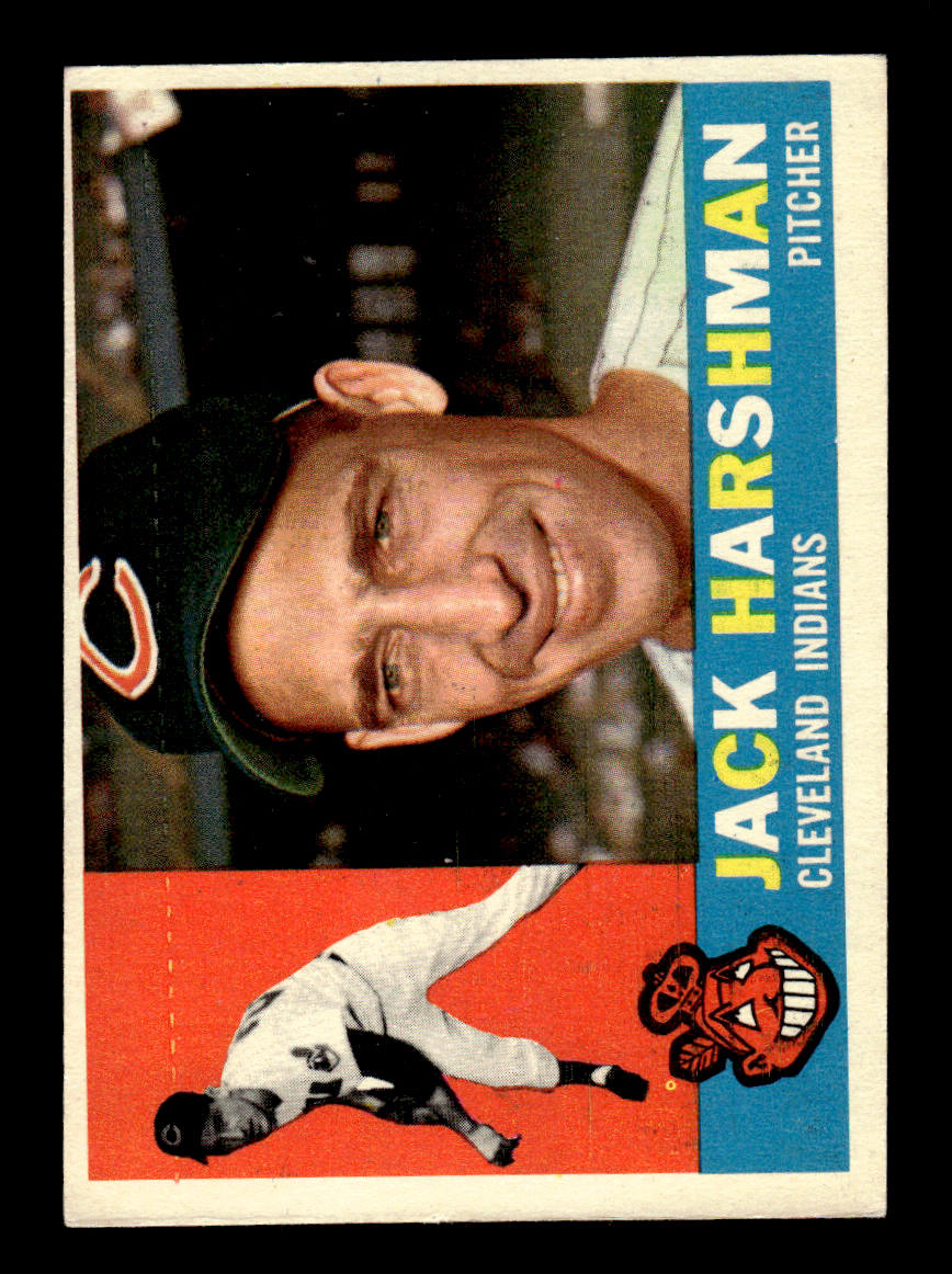 1960 Topps #112 Jack Harshman - Cleveland Indians EX