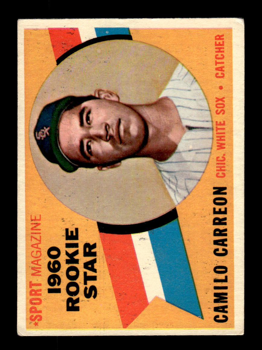 1960 Topps #121 Camilo Carreon - Chicago White Sox RC EX