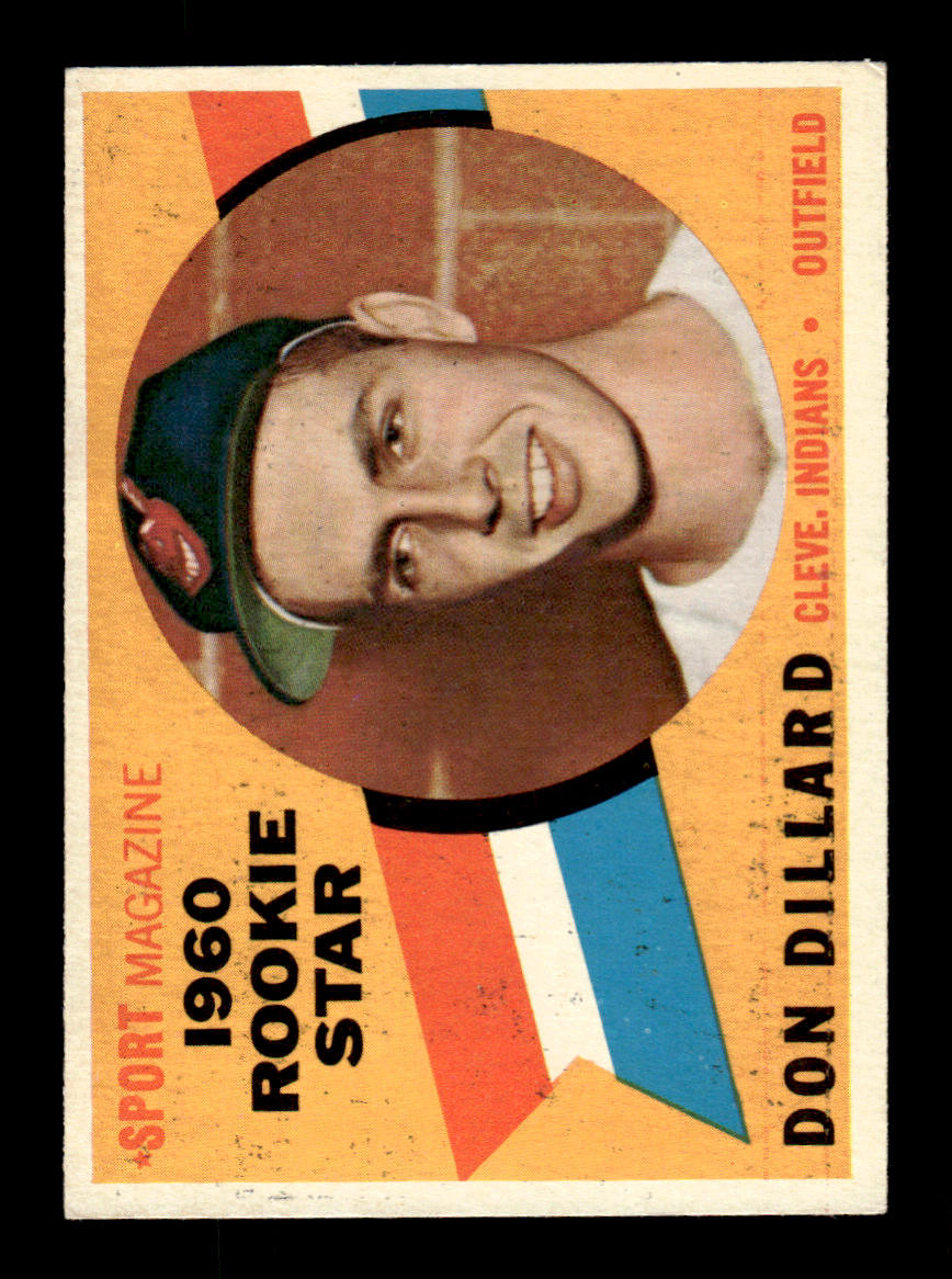 1960 Topps #122 Don Dillard - Cleveland Indians EXMT