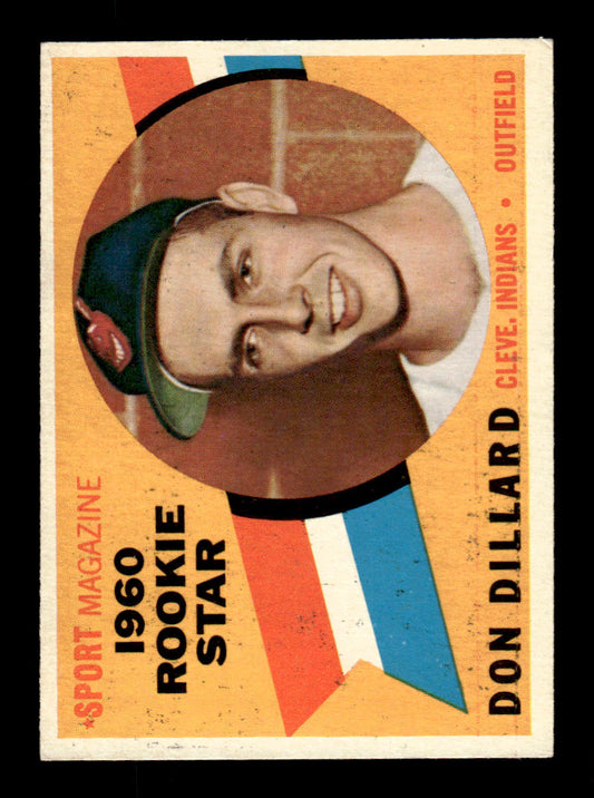 1960 Topps #122 Don Dillard - Cleveland Indians EXMT