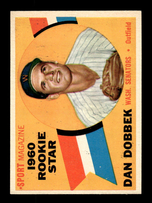 1960 Topps #123 Dan Dobbek - Washington Senators EXMT