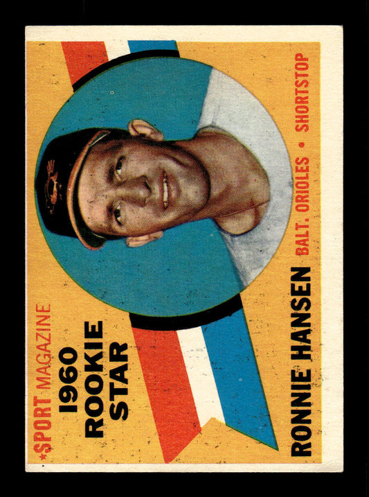 1960 Topps #127 Ron Hansen - Baltimore Orioles EX