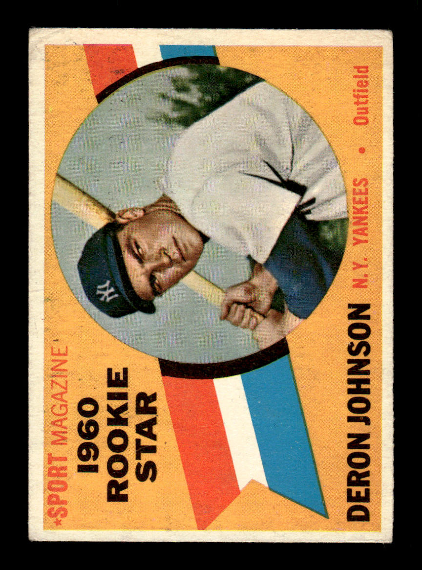 1960 Topps #134 Deron Johnson - New York Yankees EX