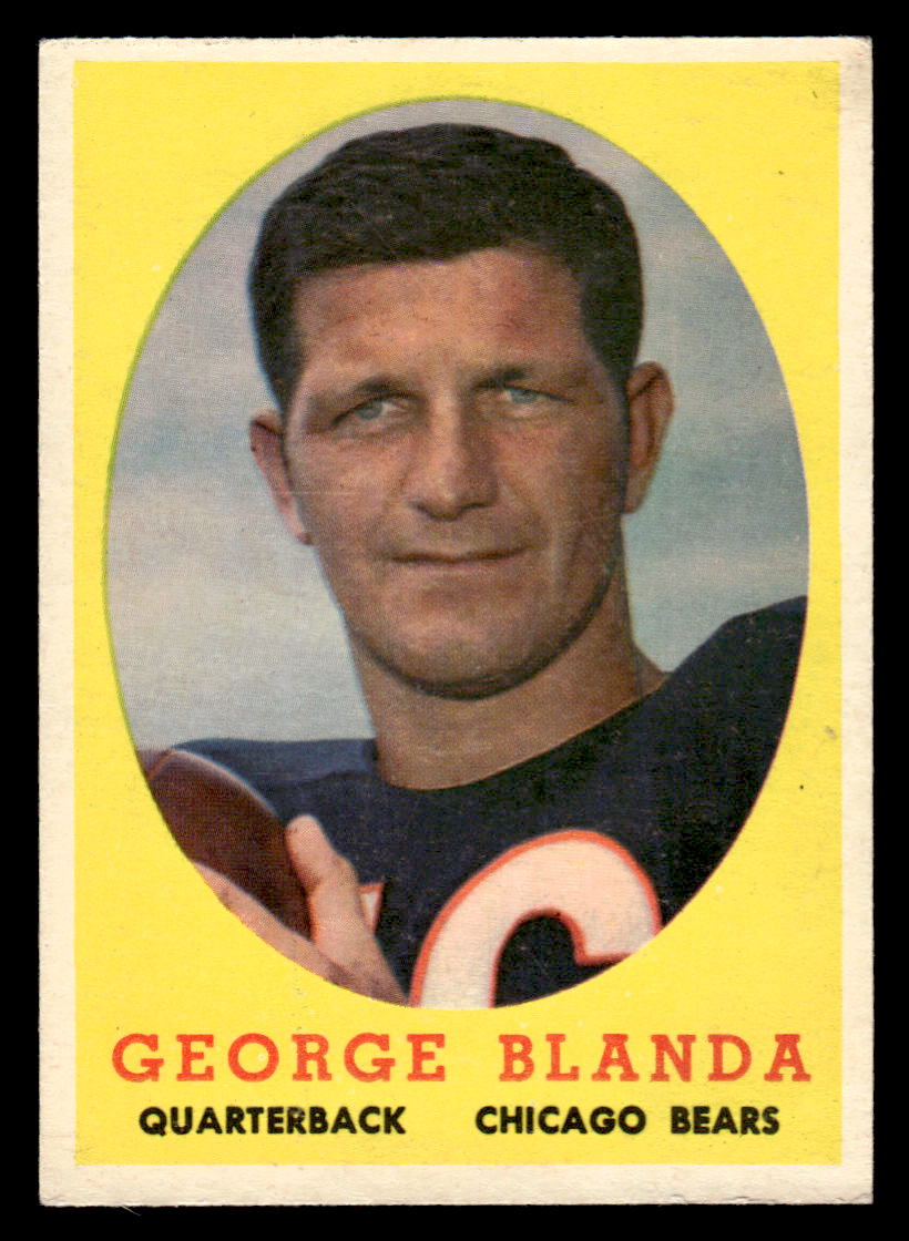 1958 Topps #129 George Blanda EX-EXMINT