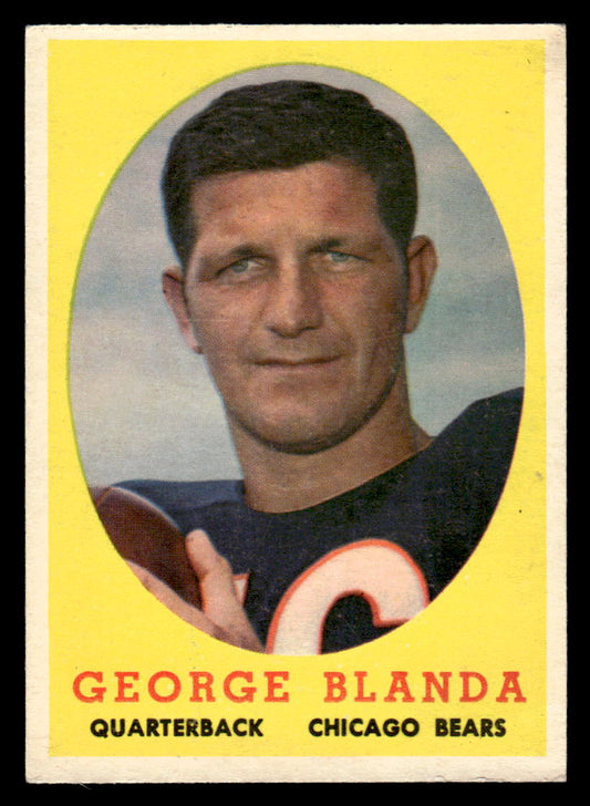 1958 Topps #129 George Blanda EX-EXMINT
