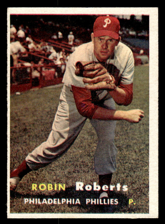 1957 Topps #15 Robin Roberts EX
