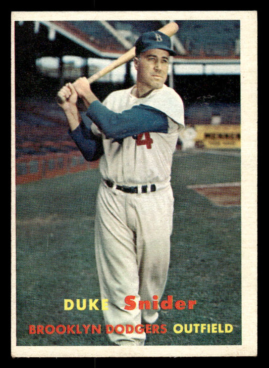 1957 Topps #170 Duke Snider EX