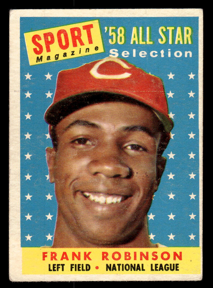 1958 Topps #484 Frank Robinson All Star EX
