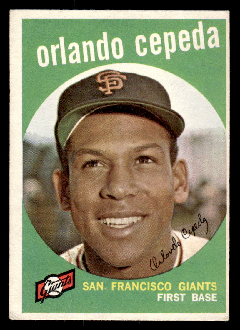 1959 Topps #390 Orlando Cepeda EX-EXMINT