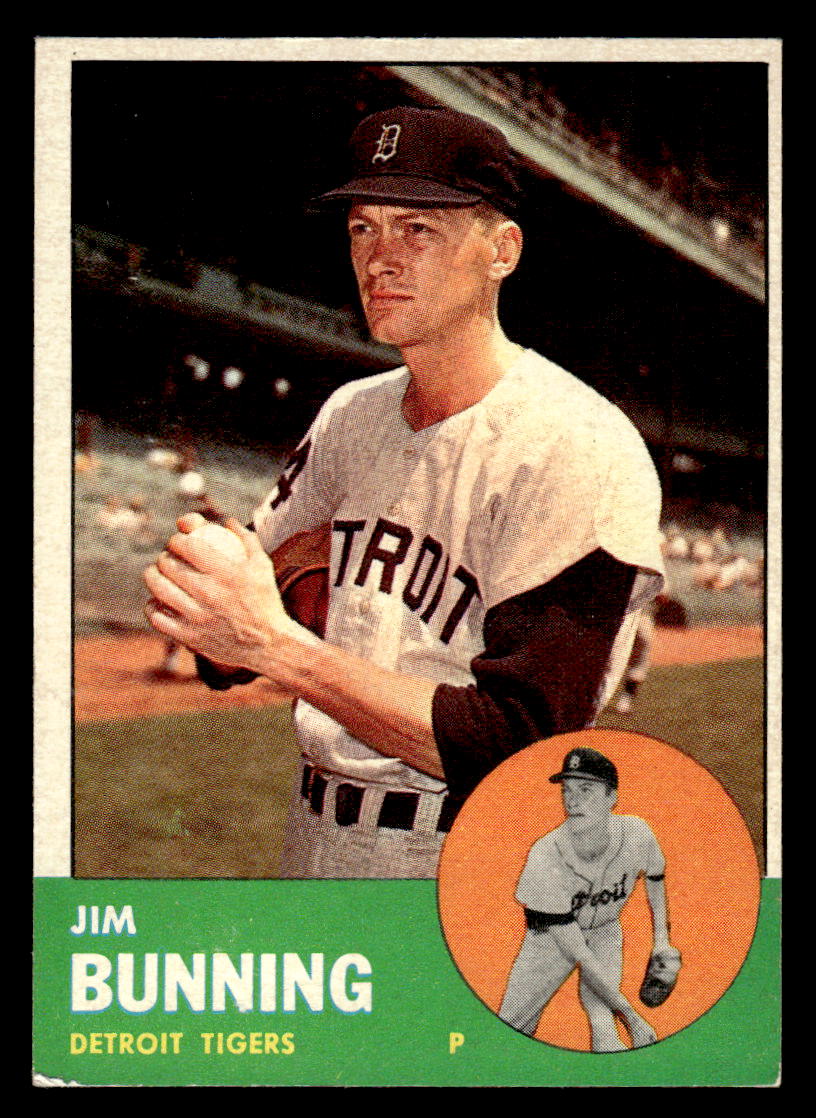 1963 Topps #365 Jim Bunning EX