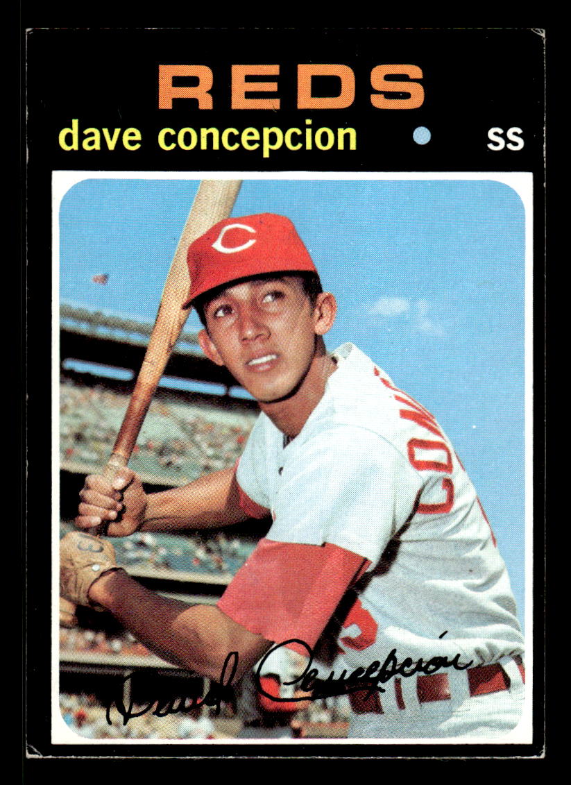1971 Topps #14 Dave Concepcion RC EX