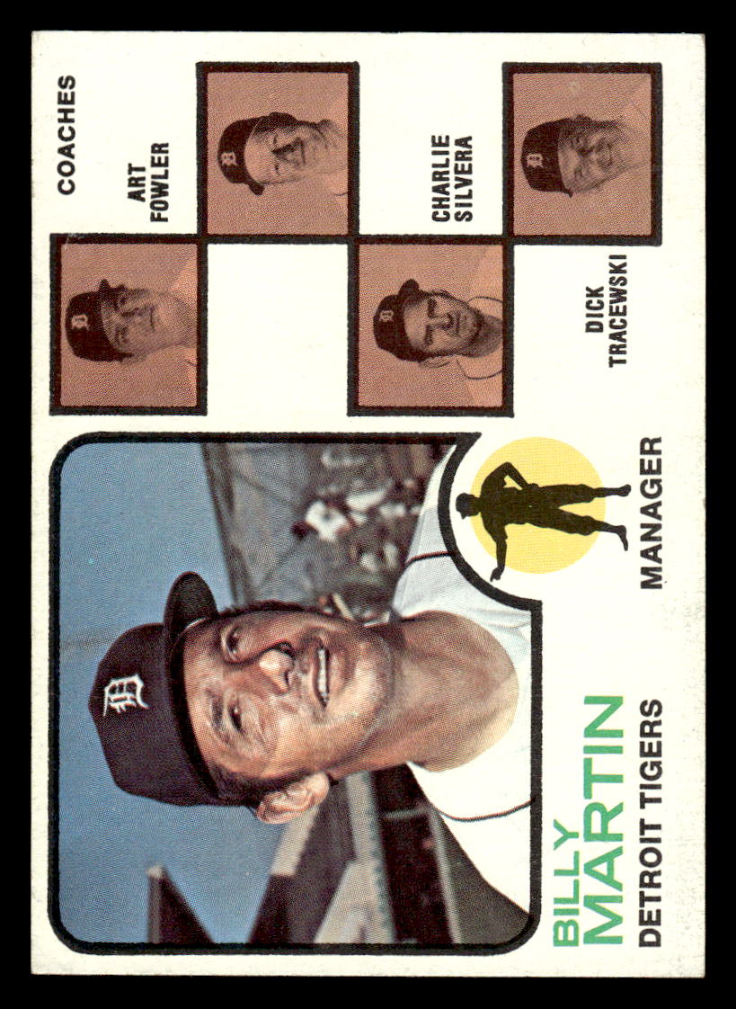 1973 Topps #323 Billy Martin EX