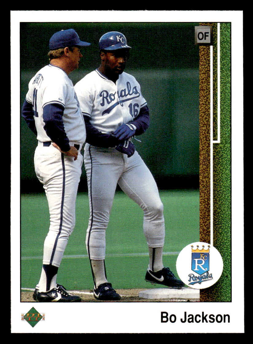 1989 Upper Deck Baseball #221 ~ Bo Jackson~ KC Royals NM-MT or BETTER