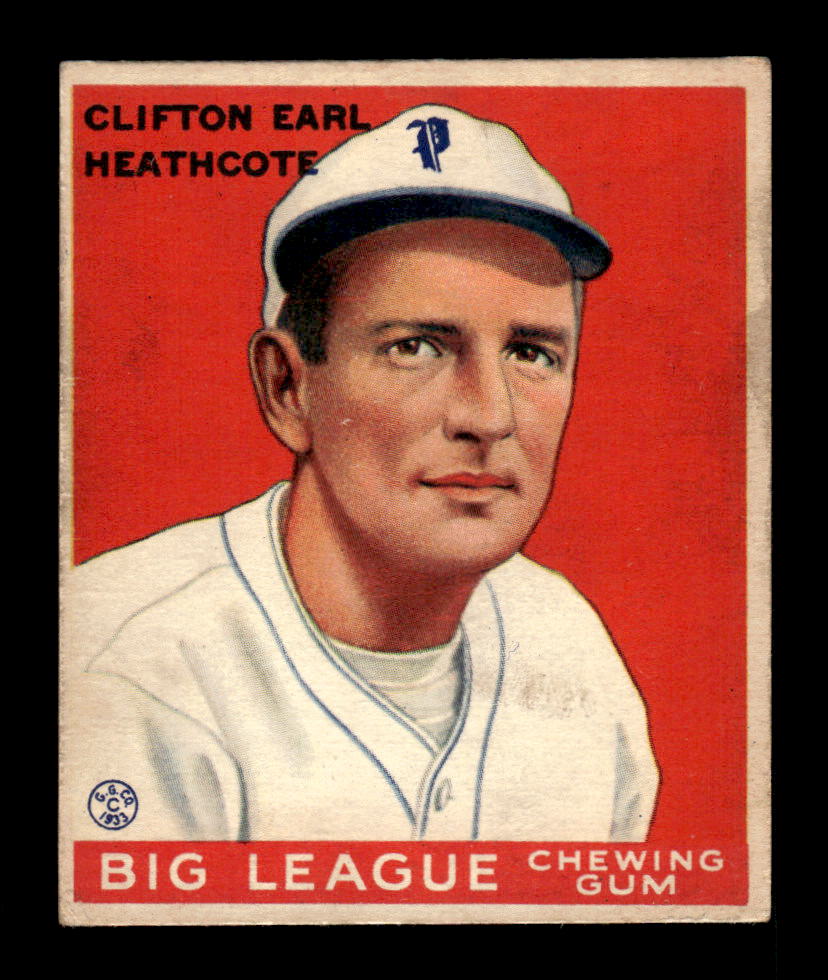 1933 Goudey #115 Clifton Heathcote EX+