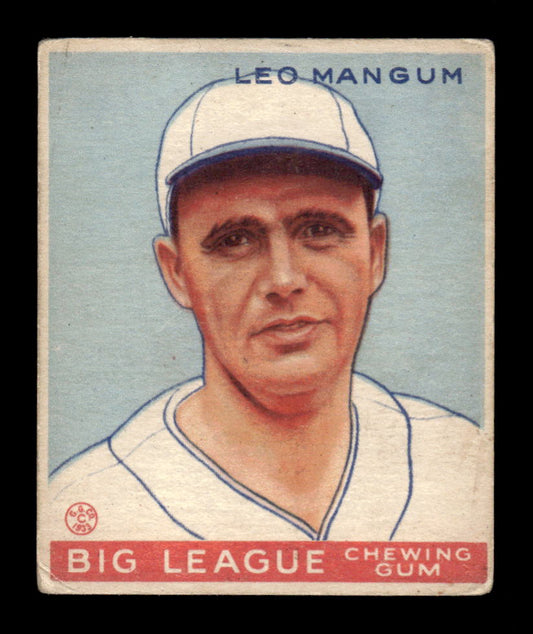1933 Goudey #162 Leo Mangum VGEX
