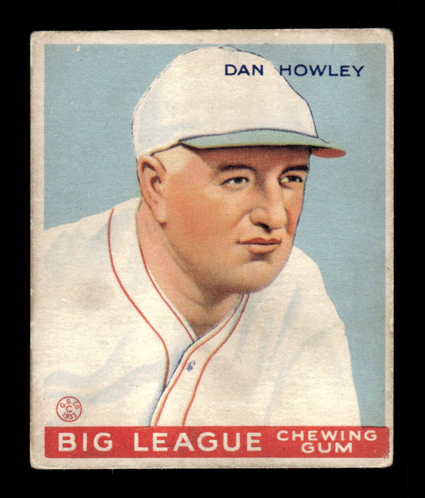 1933 Goudey #175 Dan Howley EX -2