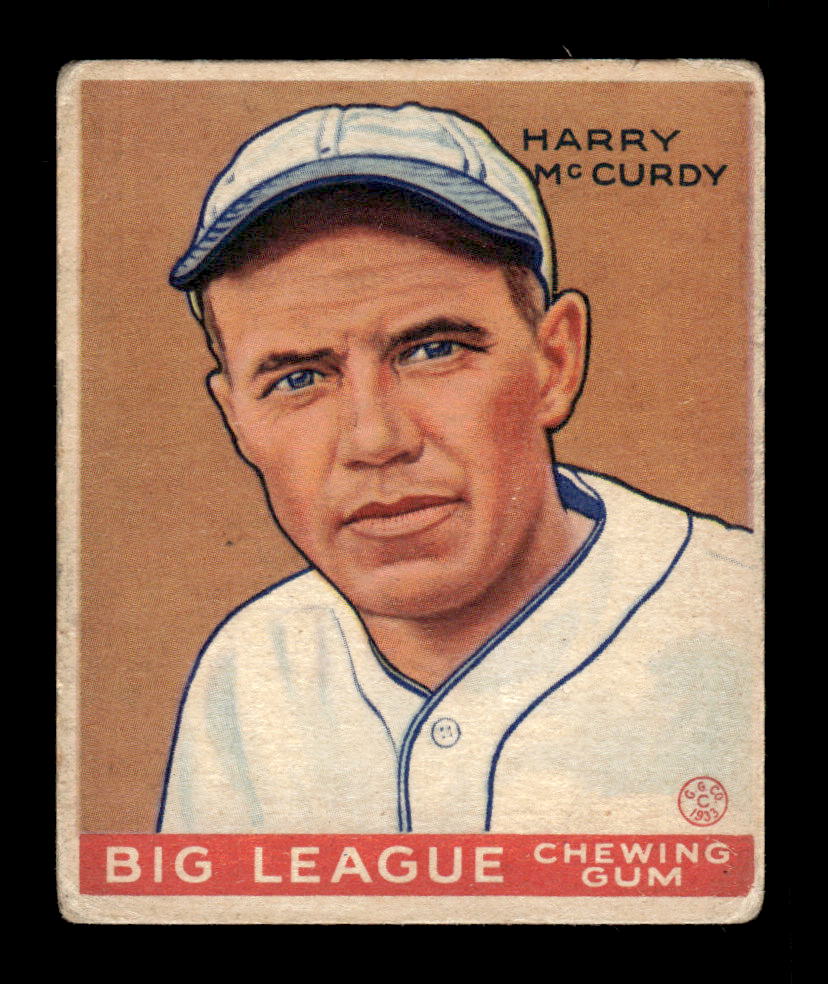 1933 Goudey #170 Harry McCurdy EX