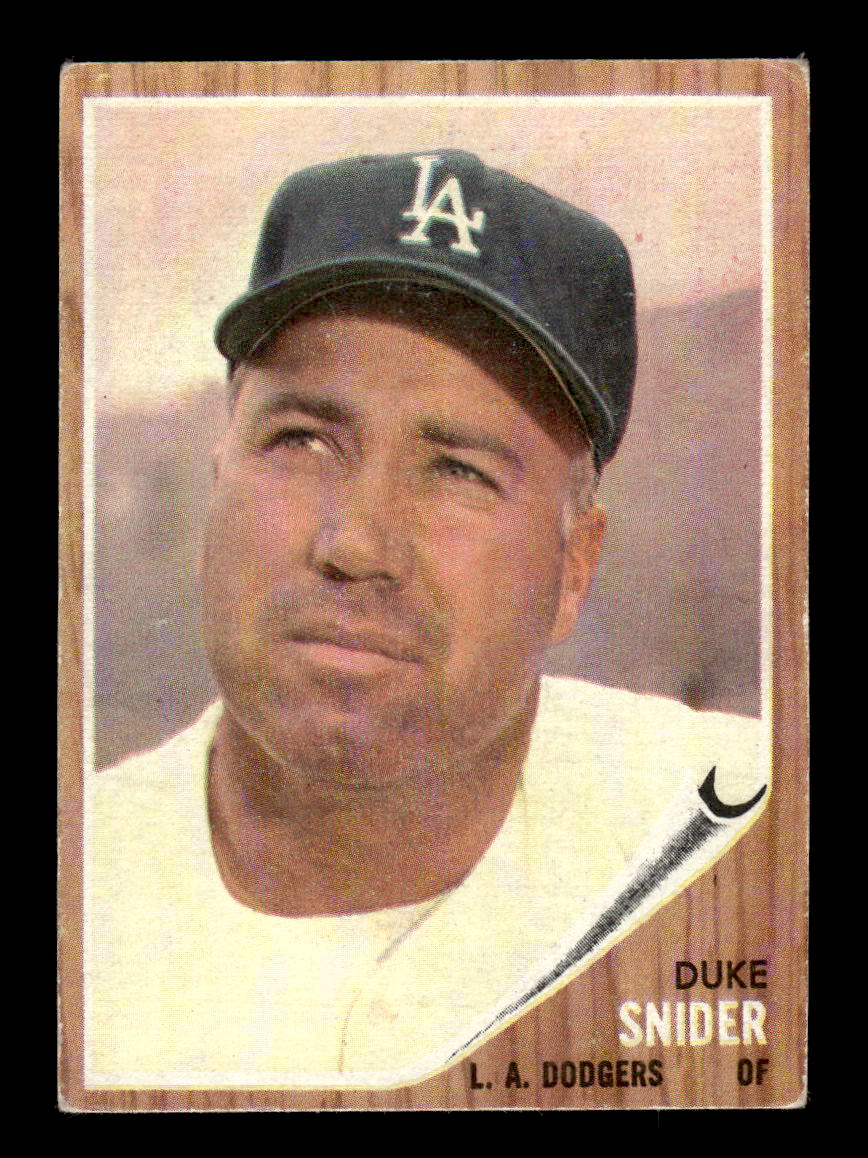 1962 Topps #500 Duke Snider Solid VGEX