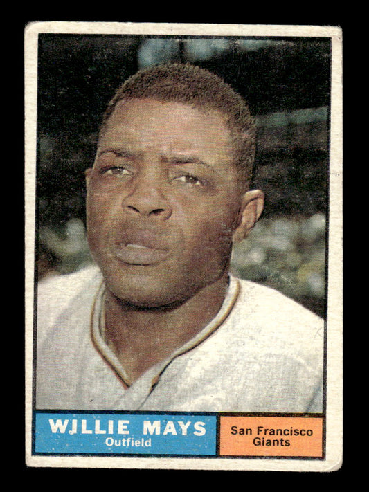 1961 Topps #150 Willie Mays VG