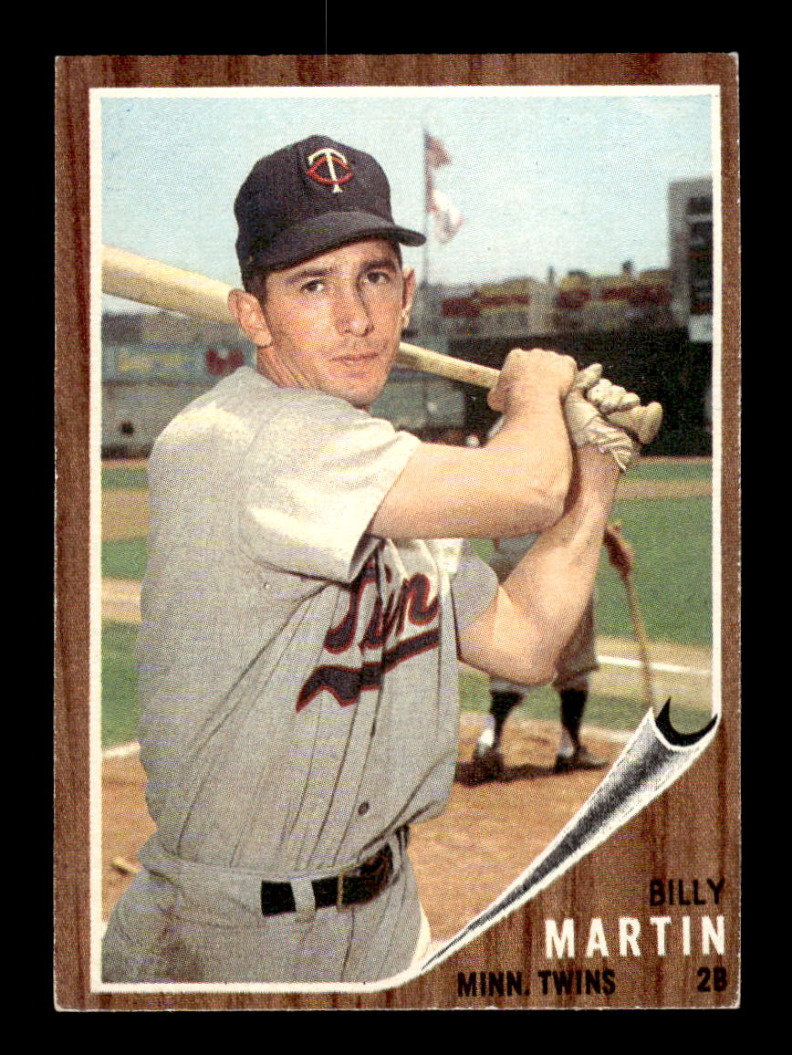 1962 Topps #208 Billy Martin EX